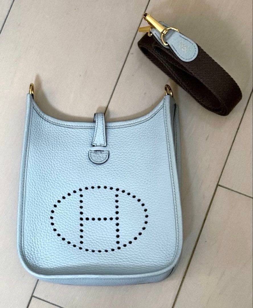 エルメス エヴリンTPM ブルーペール