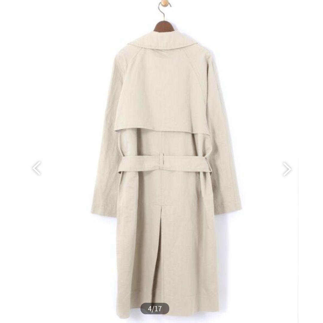 ビアズリー　ユルトレンチコート　キャメル　フリーサイズ