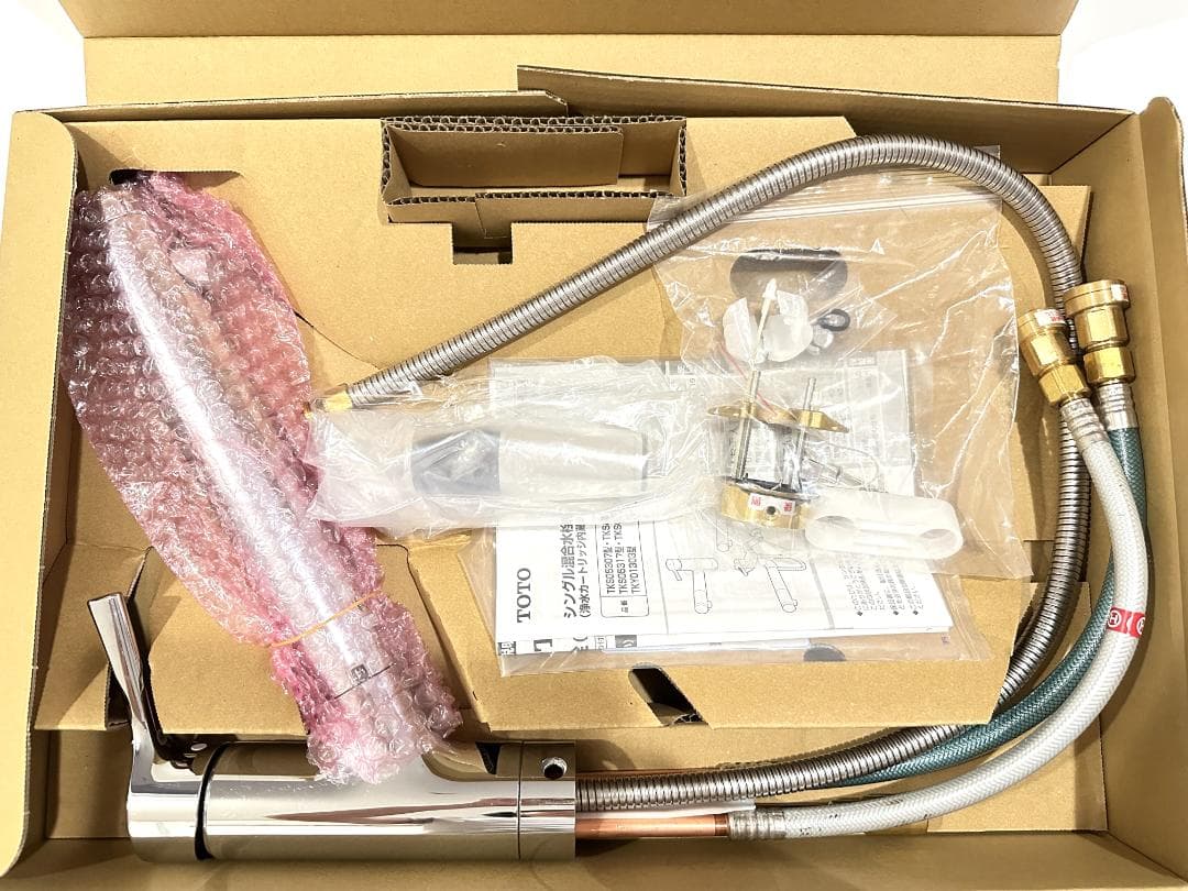 TOTO 台付シングル混合水栓 ビルトイン浄水器 TKS05308JA