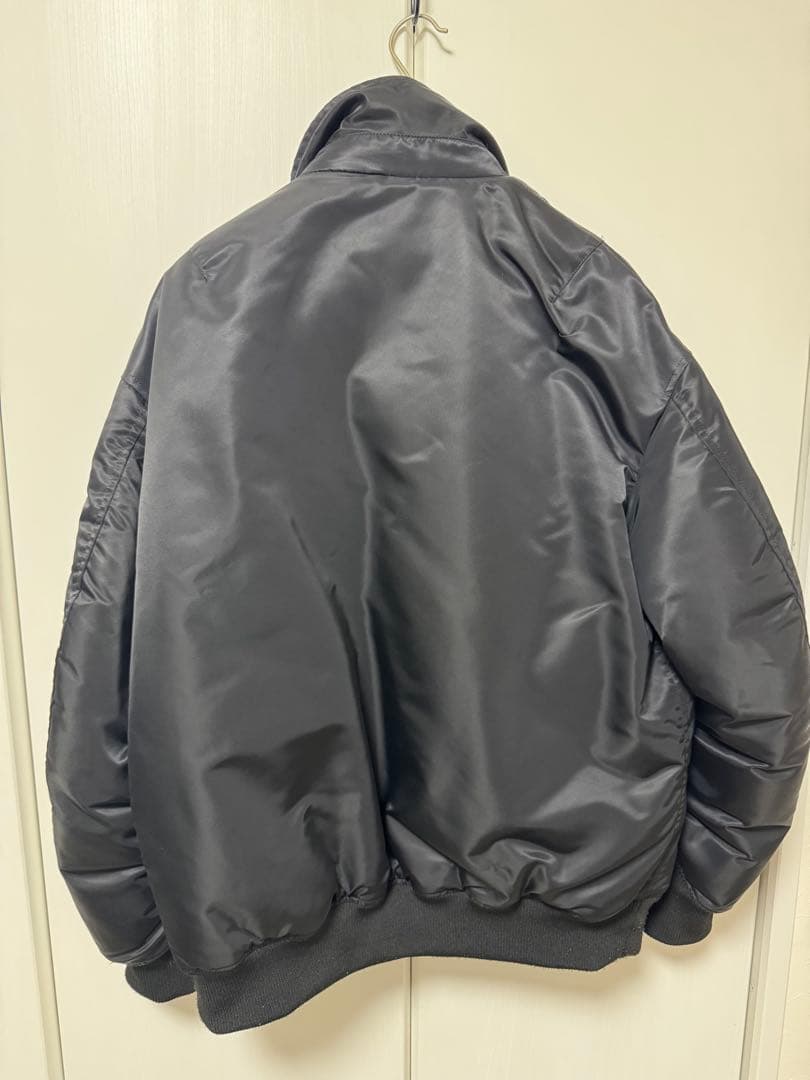 ユニクロ+J MA-1 フライトジャケット Lサイズ ブラック