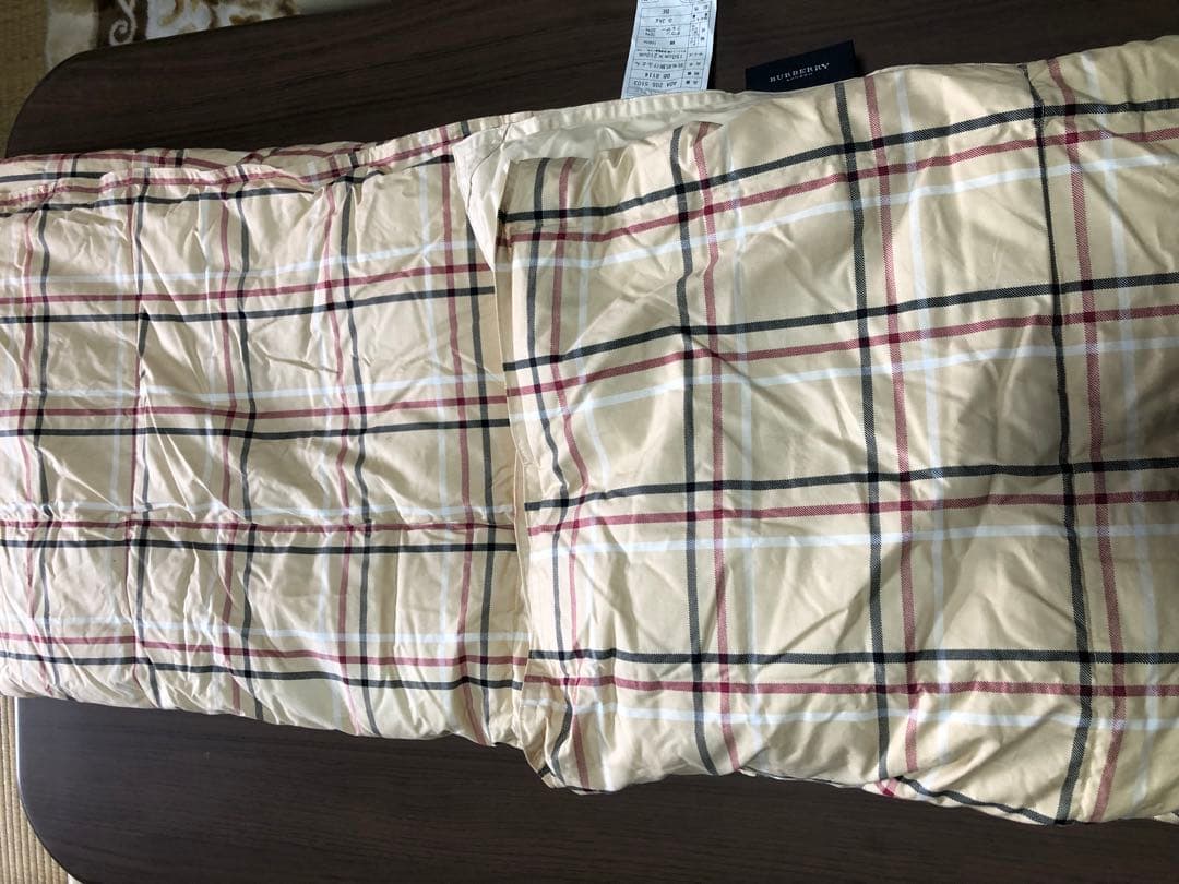 Burberry チェック柄 掛け布団 150cm x 210cm