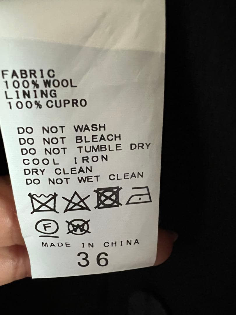 FRAMeWORK ダークネイビーリバーコート 36サイズ