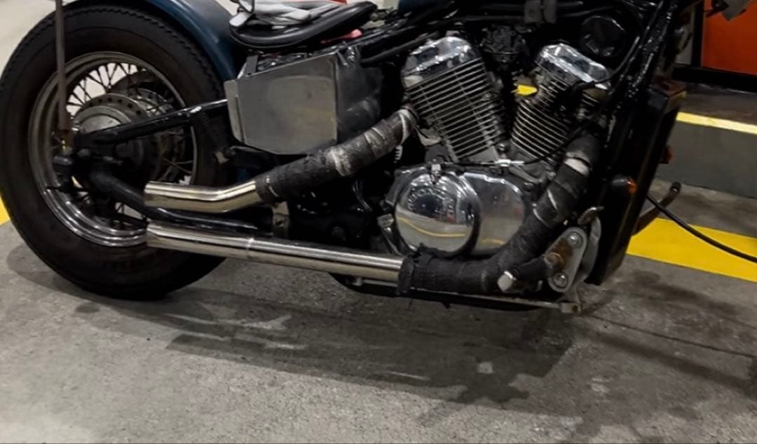 ショートマフラー　スティード