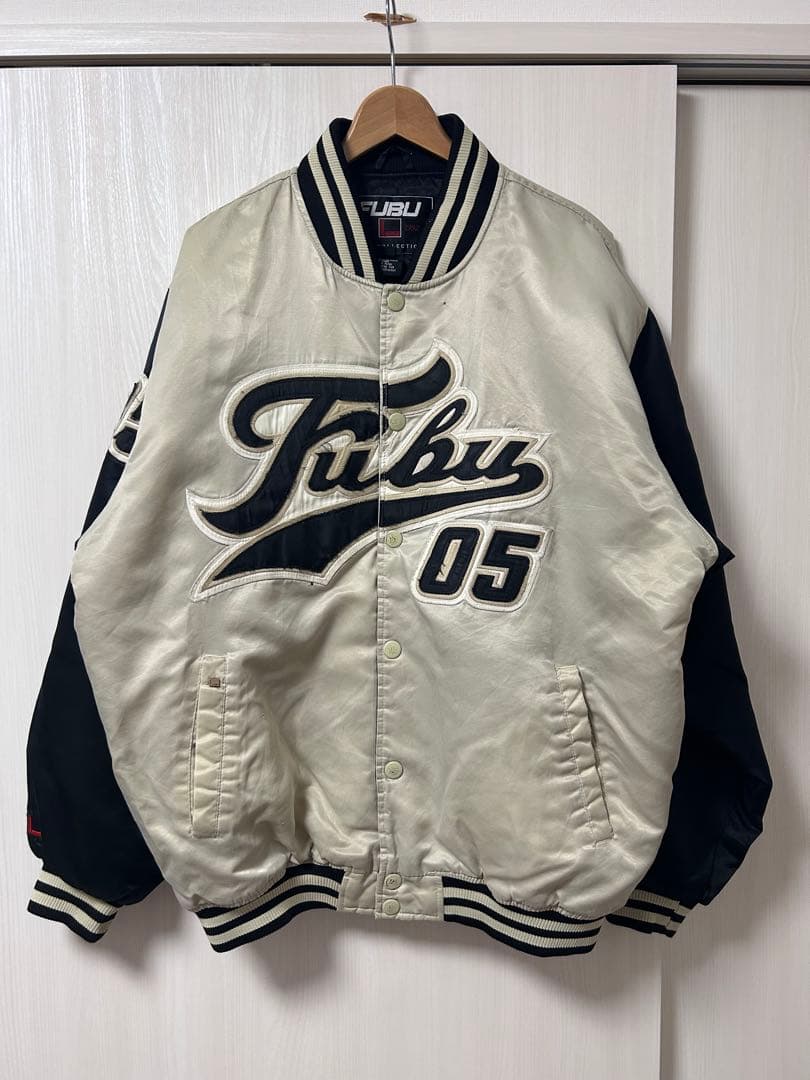 90s FUBU スタジャン　ゴールデンサイズ