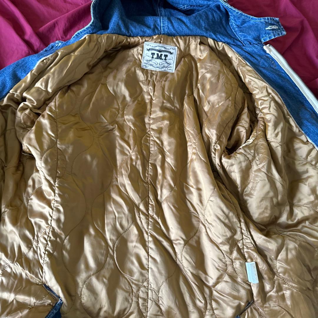 TMT デニム　ダッフルコート
