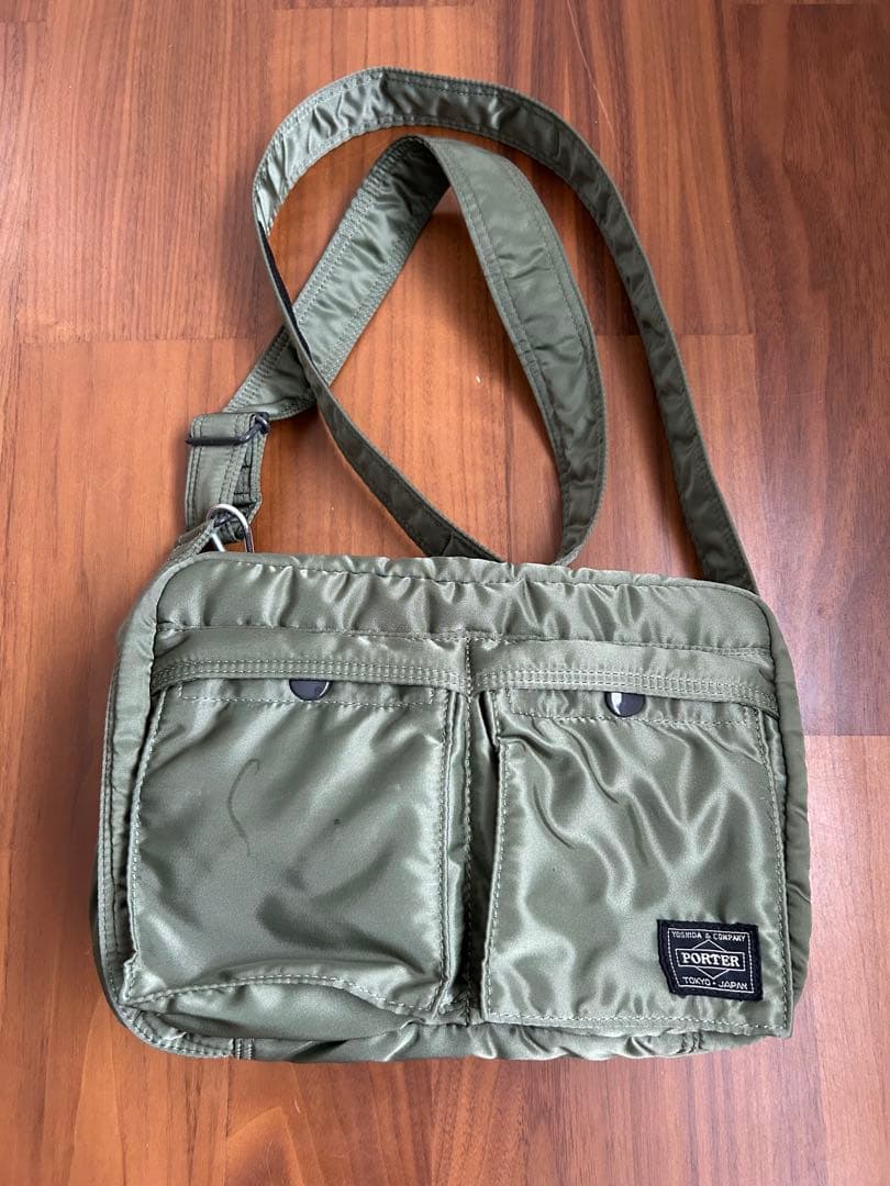 PORTER タンカーショルダーバッグ オリーブグリーン