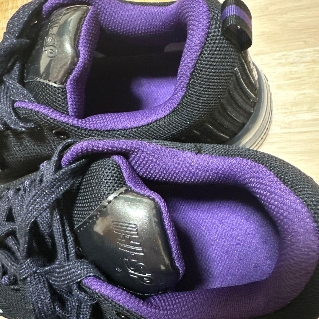 【右利き用】HI-SP ボウリングシューズ ブラック/パープル 27.5cm