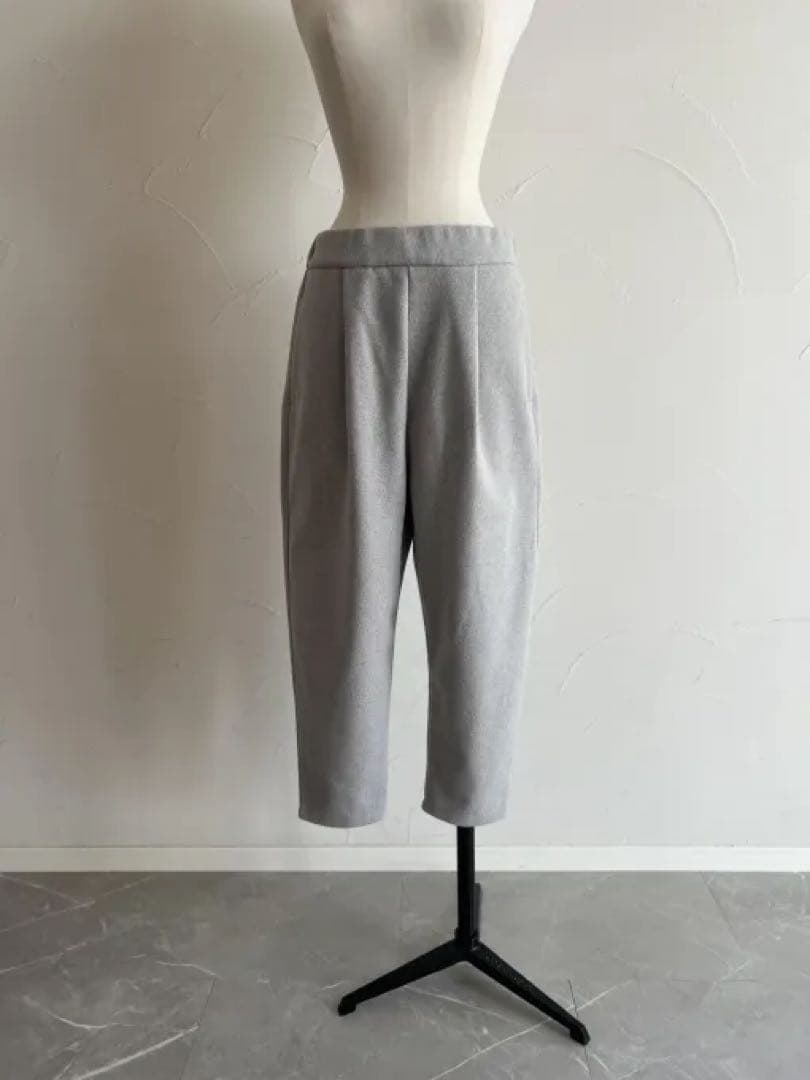 JULYNINE ふわもちパンツ　グレー　34