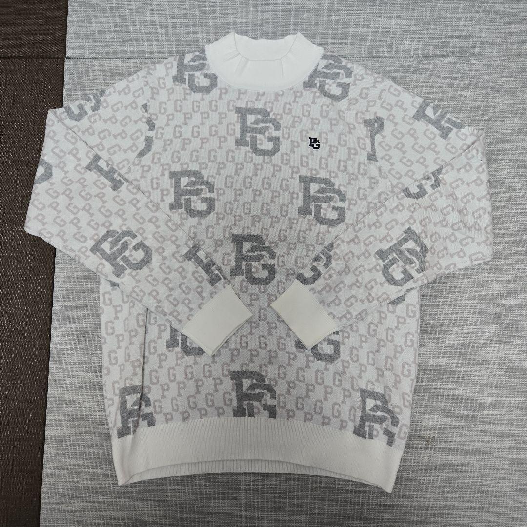パーリーゲイツ ロゴパターン セーター サイズ5