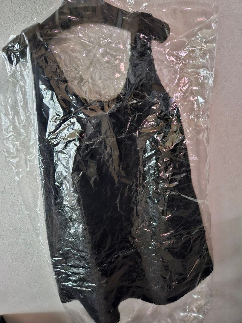 pois　ポワ　スクエアプードルワンピース　ブラック　S　新品未使用