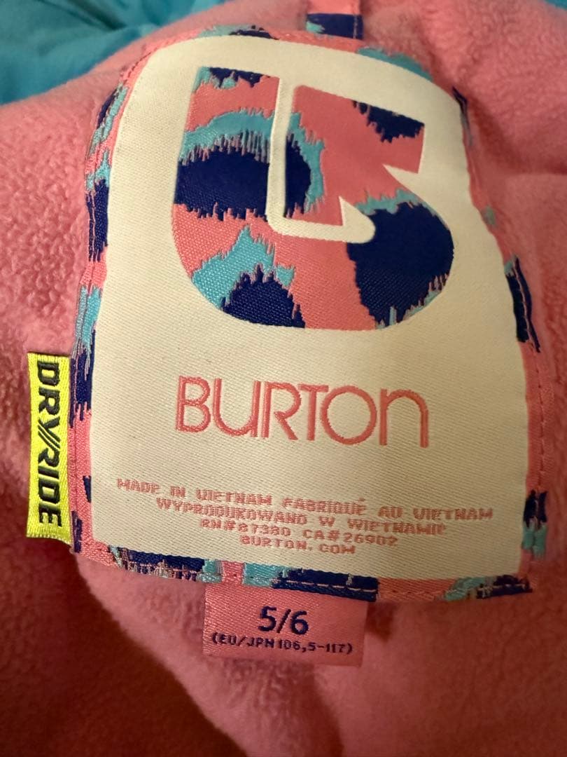 バートン　ウェア　110cm BURTON 5/6 ゴーグル